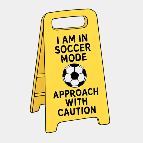 Soccer Mode Sticker – Caution Sign Edition Thumbnail